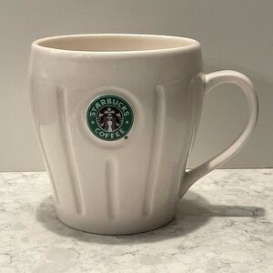 Vintage 2003 Starbucks Barista Barrel Coffee Mug with Logo